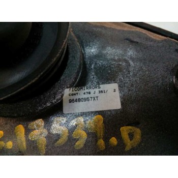 Recambio de retrovisor derecho para peugeot 206 berlina xt referencia OEM IAM 96480957XT ELECTRICO 
