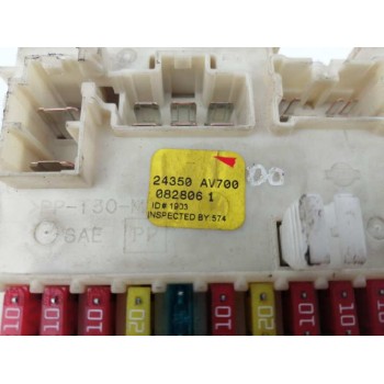 Recambio de caja reles / fusibles para nissan primera berlina (p12) 1.6 cat referencia OEM IAM 24350AV700  