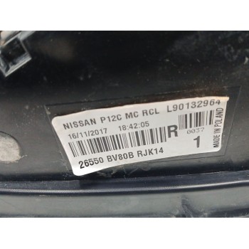 Recambio de piloto trasero derecho para nissan juke (f15) 1.5 dci referencia OEM IAM 26550BV80B  L90132964