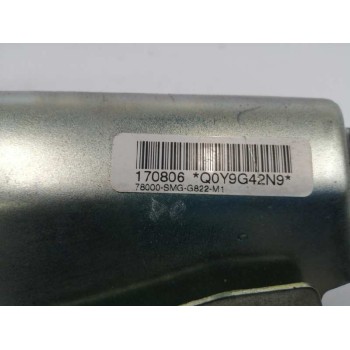 Recambio de airbag lateral delantero derecho para honda civic berlina 5 (fk) 1.8 vtec cat referencia OEM IAM 78000SMGG822M1  