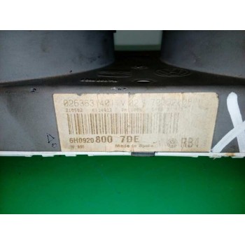 Recambio de cuadro instrumentos para seat arosa (6h1) 1.0 referencia OEM IAM 6H09208007DE 0263631401 