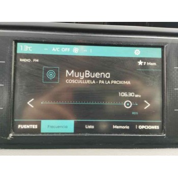 Recambio de pantalla multifuncion para citroën c4 picasso 1.2 12v e-thp / puretech referencia OEM IAM 9825029380 A2C15851900 