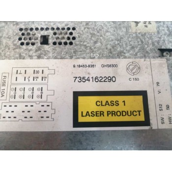 Recambio de sistema audio / radio cd para fiat grande punto (199_) 1.3 d multijet (199.axd11, 199.axd1a, 199.axd1b,... referenci