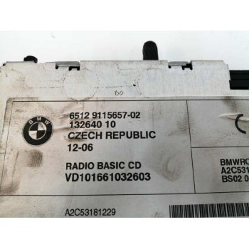 Recambio de sistema audio / radio cd para bmw x3 (e83) 2.0 16v diesel cat referencia OEM IAM 65129115657  