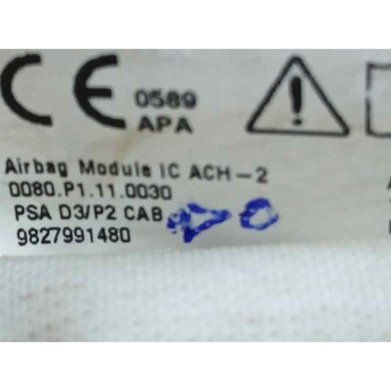 AIRBAG CORTINA DELANTERO IZQUIERDO 9827991480