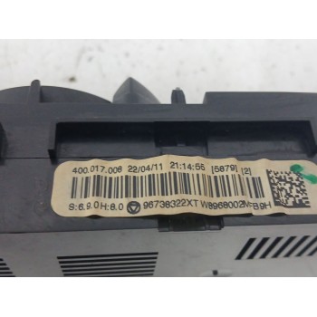 Recambio de mando climatizador para peugeot 3008 i monospace (0u_) 1.6 thp referencia OEM IAM 96738322XT  