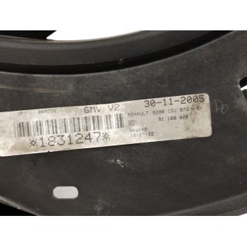 Recambio de electroventilador para opel vivaro 1.9 cdti cat (f9q-762) referencia OEM IAM 91168026 SOPORTE DAÑADO 8200151873