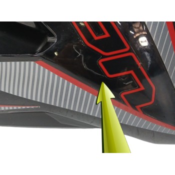 Recambio de carenado delantero derecho para benelli bn bn 125 (u30) referencia OEM IAM 65686L290000 OBSERVAR FOTO 