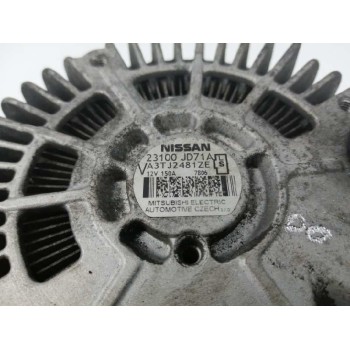 Recambio de alternador para nissan qashqai (j10) 2.0 dci turbodiesel cat referencia OEM IAM 23100JD71A 150A A3TJ2481ZE