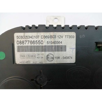 Recambio de cuadro instrumentos para fiat panda (319) 1.2 cat referencia OEM IAM 51945564 0887766550 