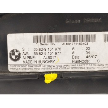 Recambio de pantalla multifuncion para bmw serie 3 touring (e91) 320d referencia OEM IAM 65829151976  