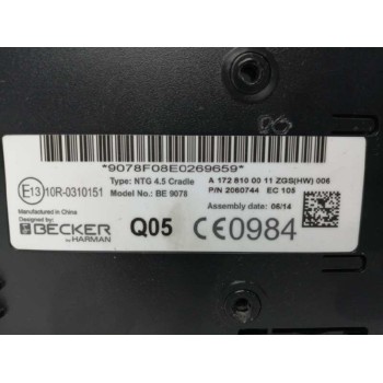 Recambio de modulo electronico para mercedes-benz clase b sports tourer (w246, w242) b 200 cdi (246.201) referencia OEM IAM A172