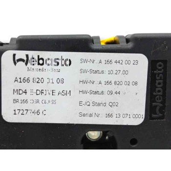 Recambio de motor techo electrico para mercedes-benz gle (w166) 250 d 4-matic (166.004) referencia OEM IAM A1664420023 A16682002