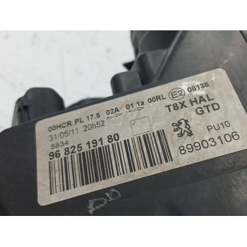 Recambio de faro izquierdo para peugeot 3008 i monospace (0u_) 1.6 thp referencia OEM IAM 9682519180  