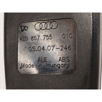 Recambio de enganche cinturon izquierdo para audi a8 (4e2) 3.0 v6 24v tdi referencia OEM IAM 4E0857755 DELANTERO 