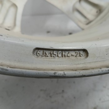 Recambio de llanta para peugeot 206 cc 1.6 16v cat referencia OEM IAM SIROCCO 6JX15CH4 ET28 4H 4X108