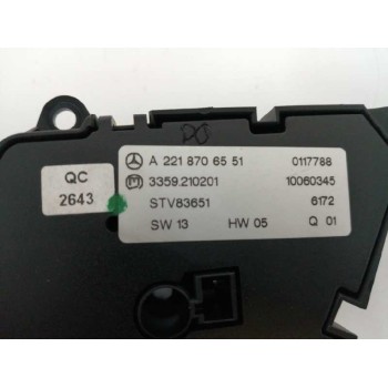 Recambio de interruptor para mercedes-benz clase s (w221) berlina 3.5 v6 cat referencia OEM IAM A2218706551 ASIENTO 3359210201