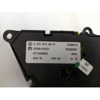 Recambio de interruptor para mercedes-benz clase s (w221) berlina 3.5 v6 cat referencia OEM IAM A2218706651 ASIENTO 3359410201