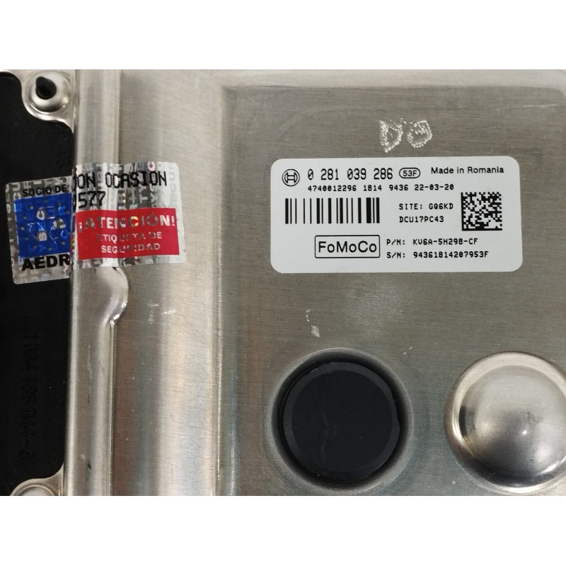 MODULO ELECTRONICO 0281039286 GQ6KD
