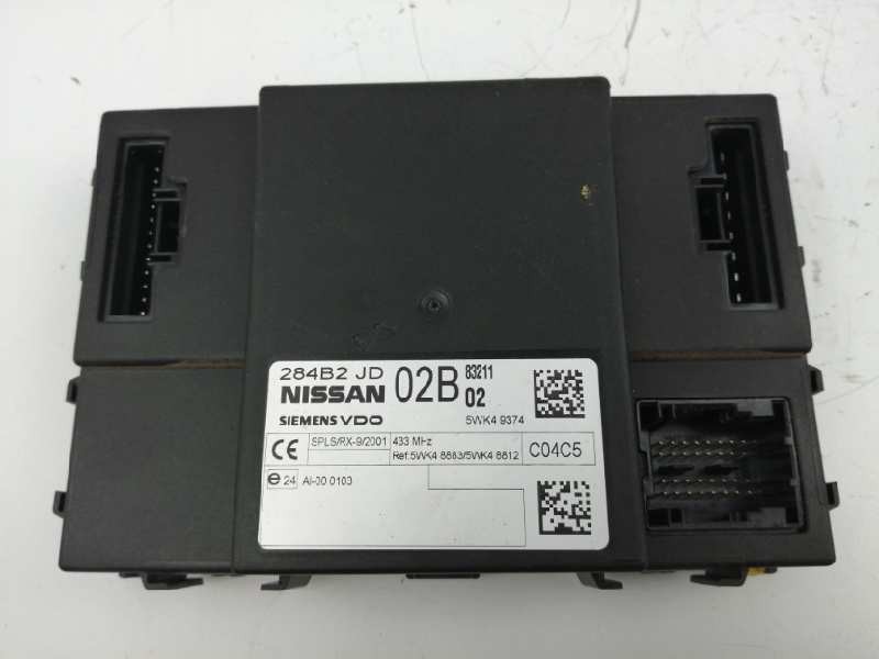 Recambio de modulo electronico para nissan x-trail (t31) 2.0 dci turbodiesel cat referencia OEM IAM 284B2JD02B 5WK48883 Recambio de modulo electronico para nissan x-trail (t31) 2.0 dci turbodiesel cat referencia OEM IAM 284B2JD02B 5WK48883