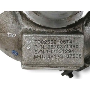 Recambio de turbocompresor para citroën c4 berlina sx referencia OEM IAM 9670371380 TD025S206T4 