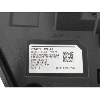 Recambio de mando climatizador para citroën c4 picasso ii 1.6 bluehdi 120 referencia OEM IAM 96778739XU BOTON PELADO 