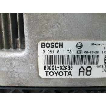 Recambio de centralita motor uce para toyota corolla (e12) 1.4 turbodiesel cat referencia OEM IAM 8966102A80 0281011731 