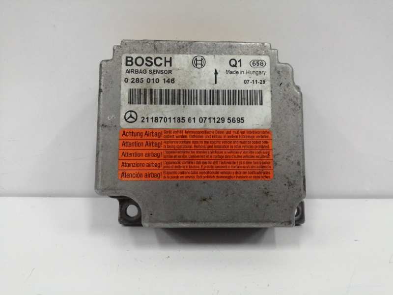 Recambio de centralita airbag para mercedes-benz clase cls (w219) 3.0 cdi cat referencia OEM IAM 2118701185 0285010146 