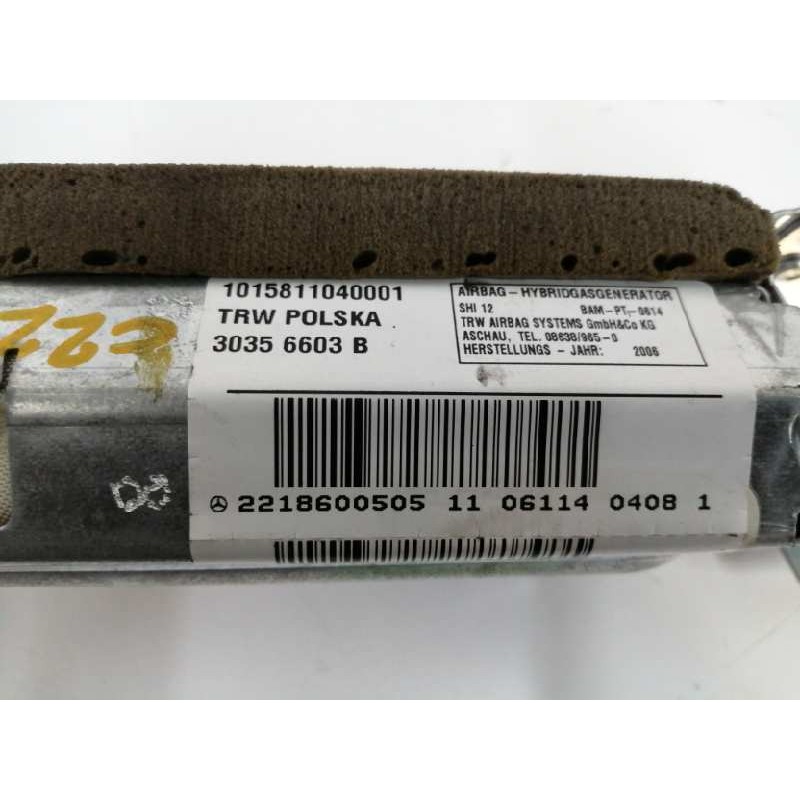 AIRBAG LATERAL TRASERO IZQUIERDO 30356603B