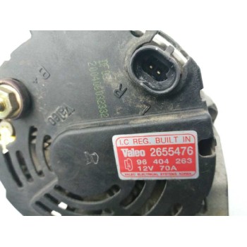 Recambio de alternador para daewoo kalos 1.2 cat referencia OEM IAM 96404263 2655476 70A
