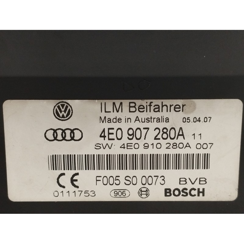 MODULO ELECTRONICO CONTROL DE RED F005S00073