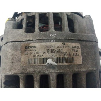 Recambio de alternador para fiat doblo cargo basis maxi kasten referencia OEM IAM 51854910 MS1012101191 90A