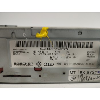 Recambio de sistema navegacion gps para audi a8 (4e2) 3.0 v6 24v tdi referencia OEM IAM 4E0919887M  