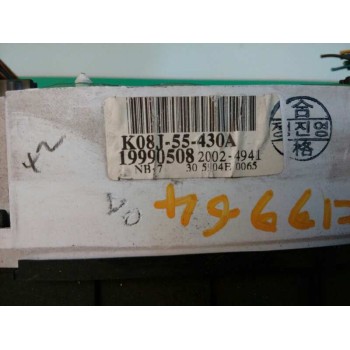 Recambio de cuadro instrumentos para kia sportage 2.0 turbodiesel cat referencia OEM IAM K08J55430A  