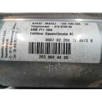 Recambio de airbag delantero derecho para mercedes-benz clase c coupé (cl203) c 220 cdi (203.706) referencia OEM IAM 2038604405 