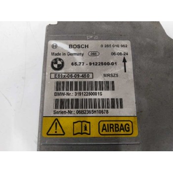 Recambio de centralita airbag para bmw serie 3 coupe (e92) 3.0 24v turbo referencia OEM IAM 65779122500 0285010062 