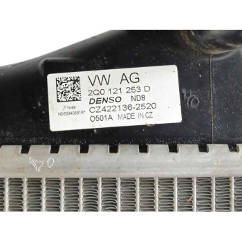 Recambio de radiador agua para seat arona (kj7, kjp) 1.0 tsi referencia OEM IAM 2Q0121253D ADICIONAL 