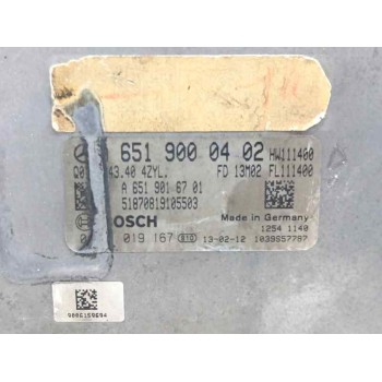 Recambio de centralita motor uce para mercedes-benz gle (w166) 250 d 4-matic (166.004) referencia OEM IAM A6519000402 A651901670