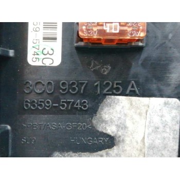 Recambio de caja reles / fusibles para volkswagen passat lim. (362) 2.0 tdi referencia OEM IAM 3C0937125A  