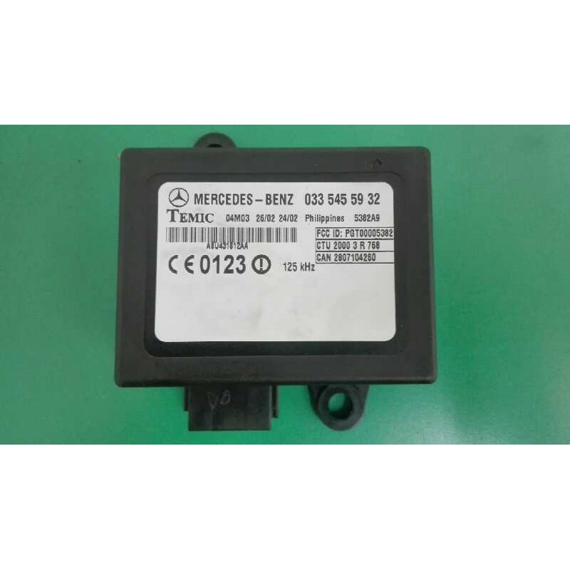 Recambio de centralita inmovilizador para mercedes-benz sprinter 02.00  combi 208 cdi (901.6/902.671-672) referencia OEM IAM 033