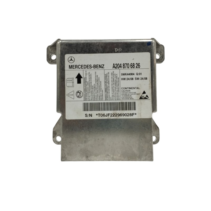 Recambio de centralita airbag para mercedes-benz clase c (w204) c 200 cdi (204.001) referencia OEM IAM A2048706826 5WK44004 