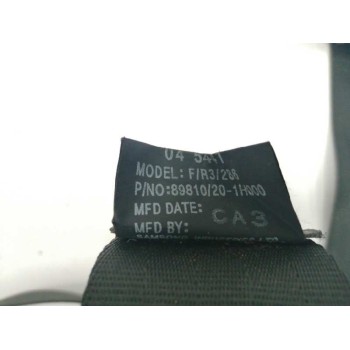 Recambio de cinturon seguridad trasero derecho para kia cee´d 1.6 crdi cat referencia OEM IAM 898201H000  