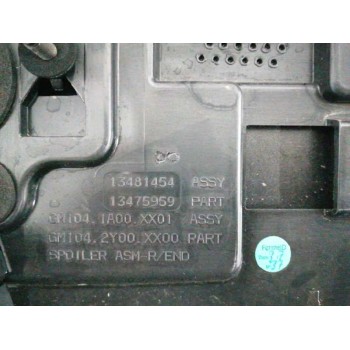 Recambio de aleron trasero para opel crossland x referencia OEM IAM 13481454 GRIS OSCURO 