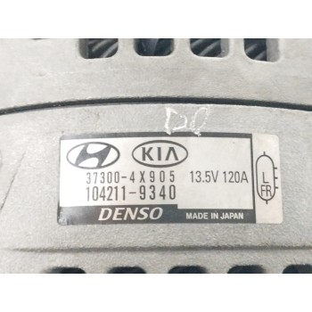 Recambio de alternador para kia carnival 2.9 crdi cat referencia OEM IAM 373004X905 1042119340 