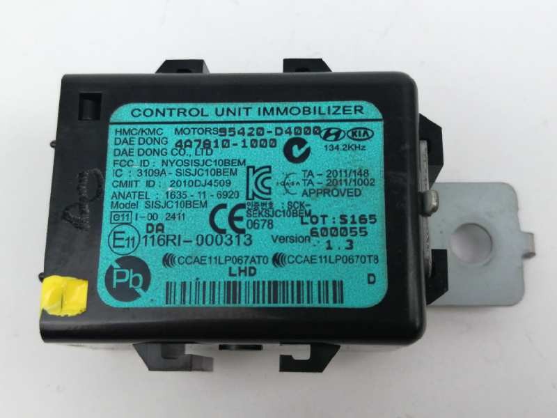 Recambio de modulo electronico para kia optima 1.7 crdi cat referencia OEM IAM 95420D4000 4A78101000 