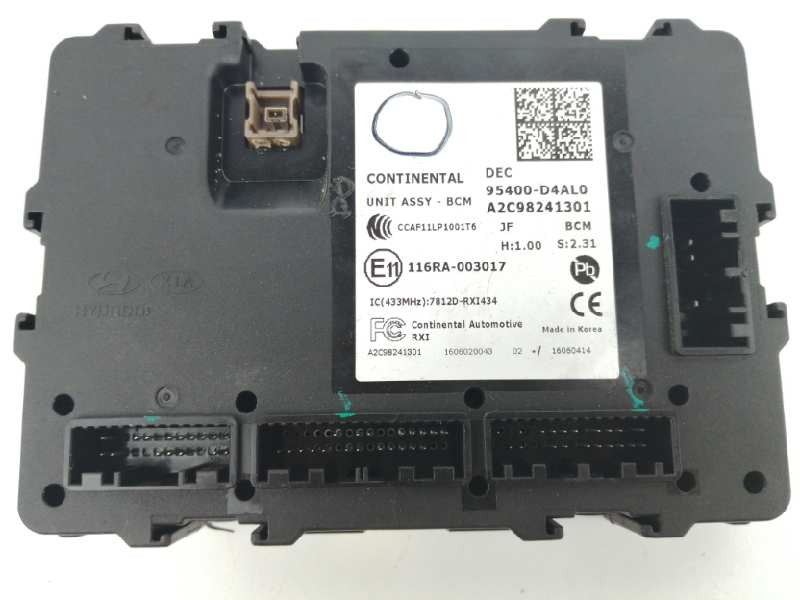Recambio de modulo electronico para kia optima 1.7 crdi cat referencia OEM IAM 95400D4AL0 A2C98241301 