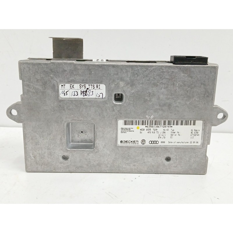 Recambio de modulo electronico para audi a6 c6 (4f2) 3.0 tdi quattro referencia OEM IAM 4E0035729  4F0910731J