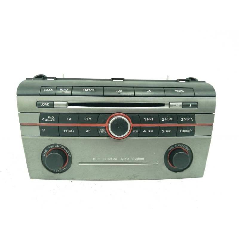 Recambio de sistema audio / radio cd para mazda 3 berlina (bk) 1.6 cd diesel cat referencia OEM IAM BR2B66AR0 BS3J669R0 