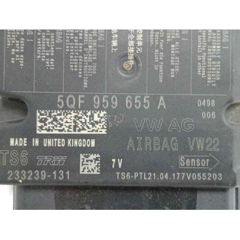 Recambio de centralita airbag para seat ibiza (kj1) 1.0 tsi referencia OEM IAM 5QF959655A 233239131 