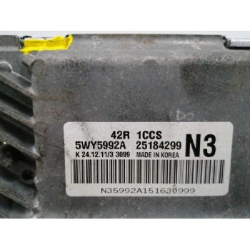 Recambio de centralita motor uce para chevrolet aveo 1.2 cat referencia OEM IAM 25184299 5WY5992A 